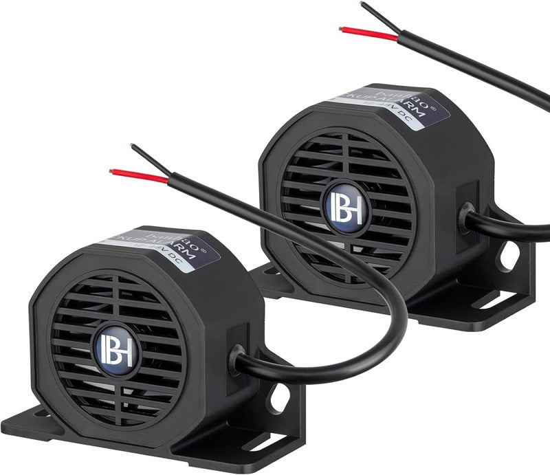 banhao Backup Alarm Reverse Beeper 12V-48V 110dB Waterproof Backup Warning Alarm for Industrial Heavy-Duty Truck Van Freight Lorry Heavy Vehicles (2PCS) - Image 1
